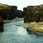 Fjaðrárgljúfur Schlucht